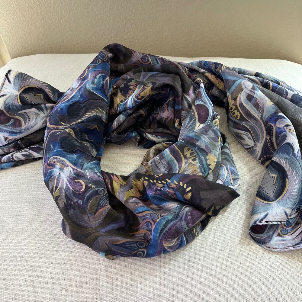 Echo Large Scarf -  Beautiful - Picture 3 of 7